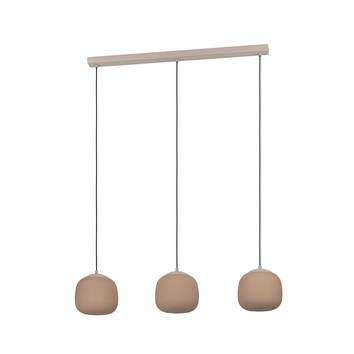 Eglo Hängeleuchte Cominio Hängelampe Deckenlampe Leuchte Taupe Sand Dreiflammig B-Ware - 9008606274598