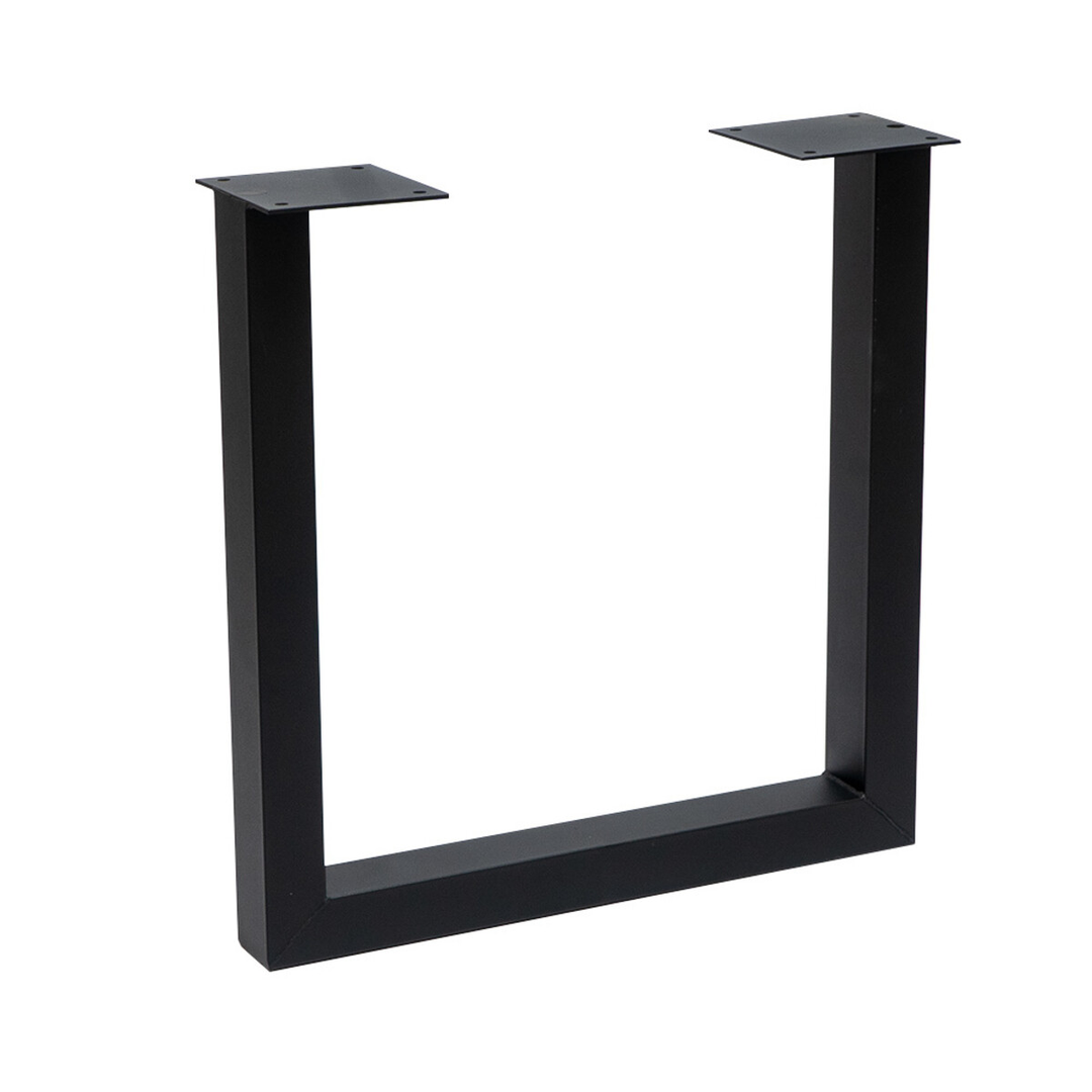 kollected Tischgestell KAPRA Eisen Schwarz U-Form Tischmöbel Möbel Tischbein