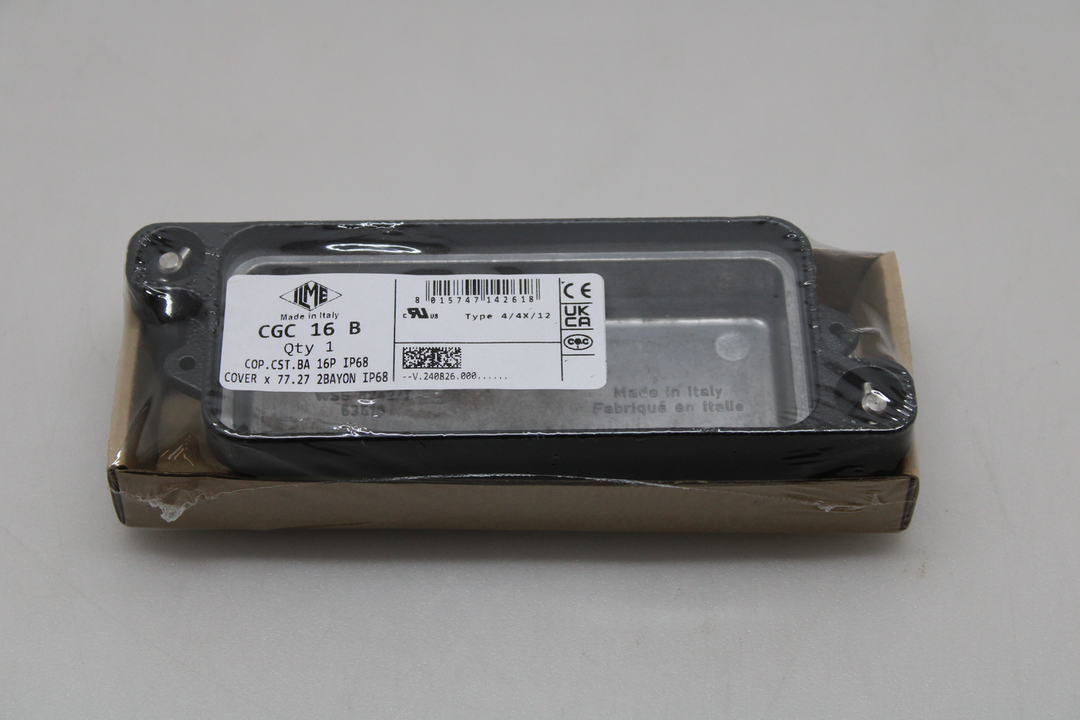 ILME Schutzdeckel Abdeckung CGC16B Gr.77.27 IP68 Alu Bajonettverschluss 1 Stk