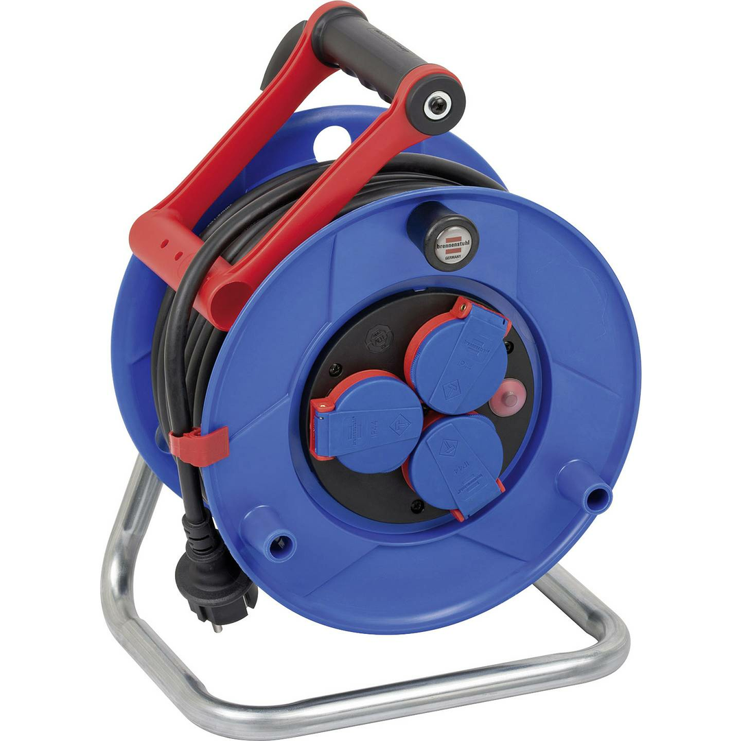 Brennenstuhl 1218350 Kabeltrommel Baustellentrommel 25.00m Schutzkontakt Stecker B-Ware