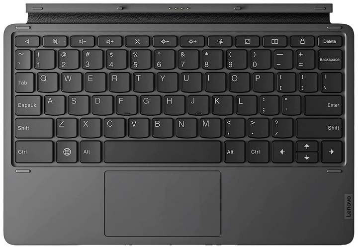 Lenovo Tab P11 Pro G2 Keyboard Pack Tablet-Tastatur Tastatur und Foliohülle Grau
