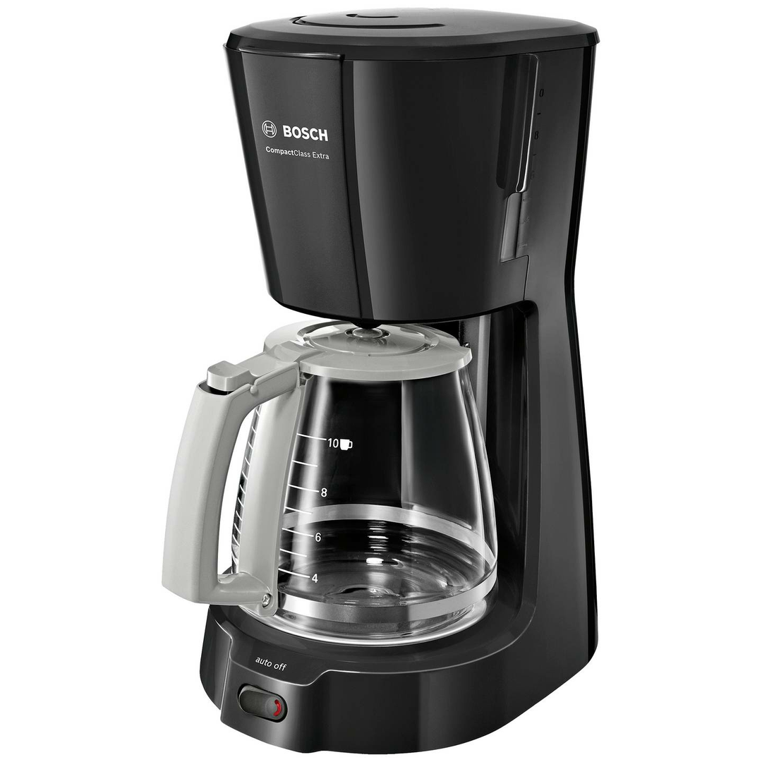 Bosch Haushalt TKA3A033 Kaffeemaschine Schwarz Fassungsvermögen 10 Tassen 1100 W