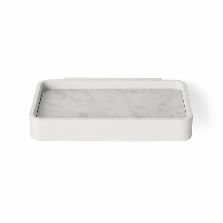 Menu Bath Duschablage Duschkorb Duschregal Badregal Hängeregal Marmor Weiß B-Ware