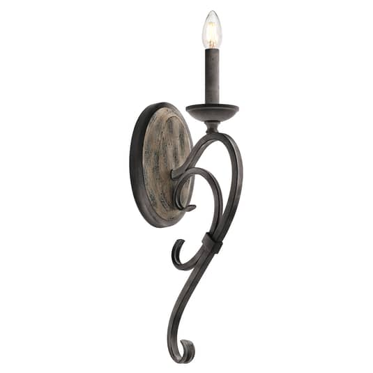 Kichler Rustikale Wandleuchte Taulbee E14 Wandleuchte Wandlicht Deko Bilderle692 B-Ware - 5024005340515