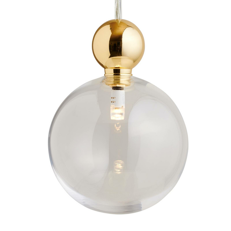 Ebb & Flow Uva M Hängeleuchte Deckenlampe Deko Pendelleuchte G4 Ball Gold K504 B-Ware - 5711863122031