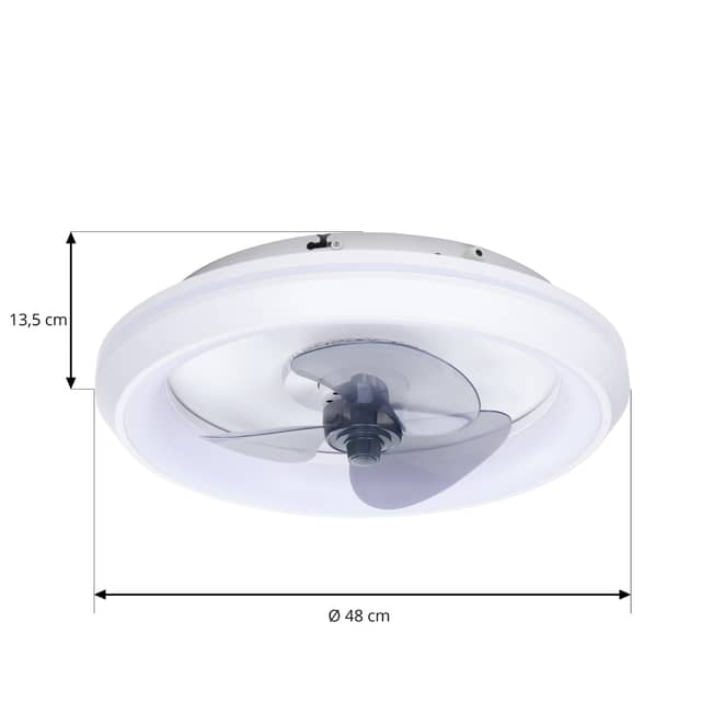 Starluna Koby LED-Deckenventilator Ventilator Deckenventilator Deckenlampe La453