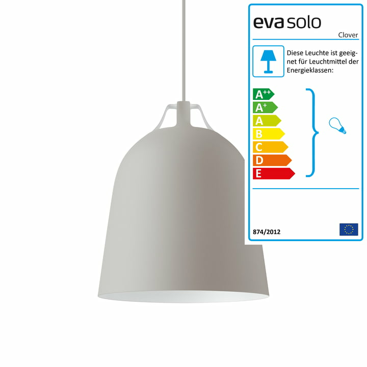 Eva Solo Clover Pendelleuchte Lampe Hängelampe Deckenlampe ø 29 X H 35 Cm Stone B-Ware - 5706631193382