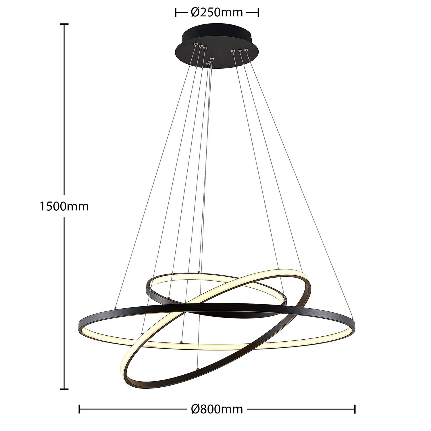 Lucande Filippa Led Pendelleuchte Deckenlampe Hängeleuchte Lampe Leuchte Led 583 B-Ware - 4251911705157