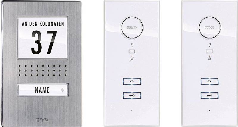 m-e modern-electronics ADV 112 WW Audio Vistadoor Türsprechanlage Kabelgebunden