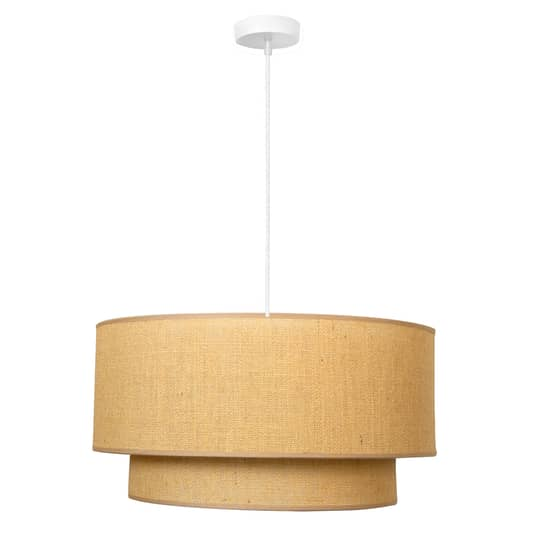 Euluna Hängeleuchte Boho Hängeleuchte Deckenlampe Pendelleuchte Jute Naturbraun B-Ware