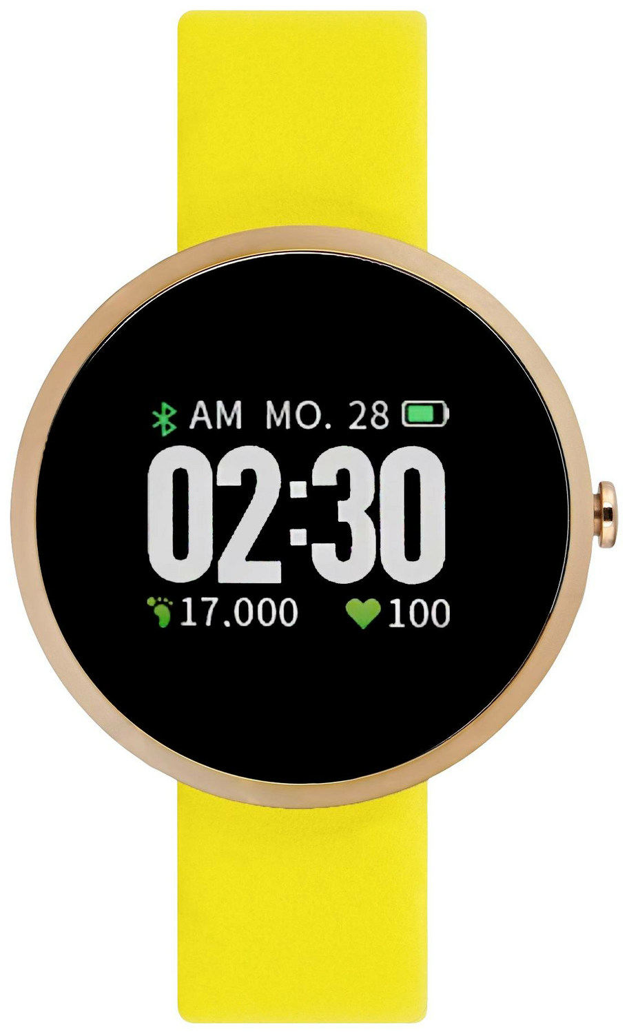 X-WATCH Siona Color Fit Smartwatch Sportuhr Fitnessuhr Fitness-Uhr Uhr Fit Gelb