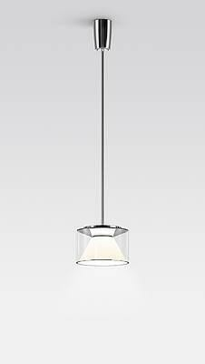 Serien Lighting Drum M Hängeleuchte Hängelampe Leuchte Glas Short Mit Reflektor B-Ware