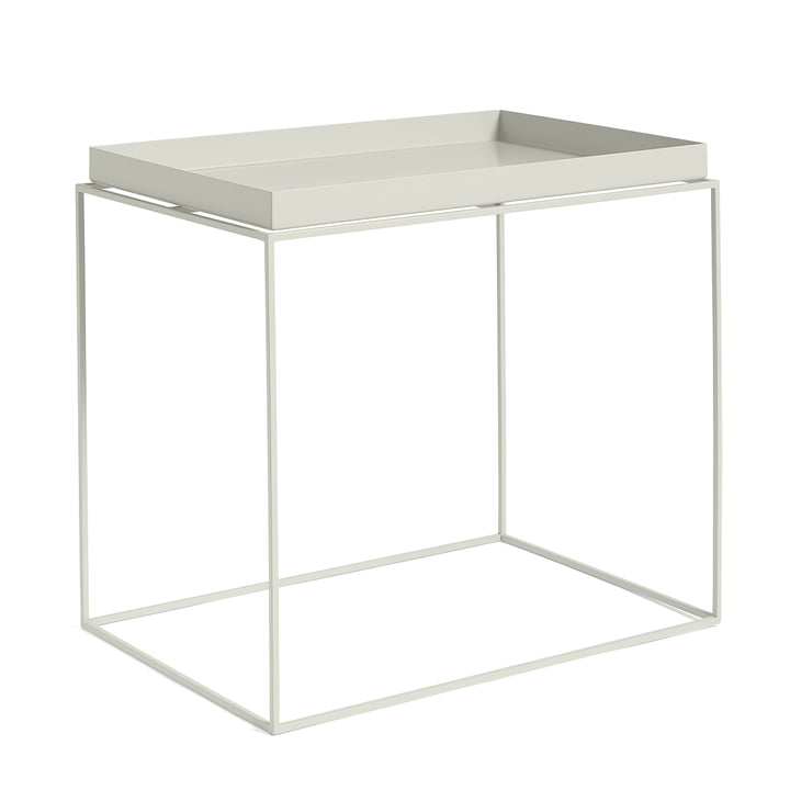 Hay Tray Table Tisch Sofatisch Couchtisch Nachttisch Beistelltisch 60x40 Cm Grau B-Ware