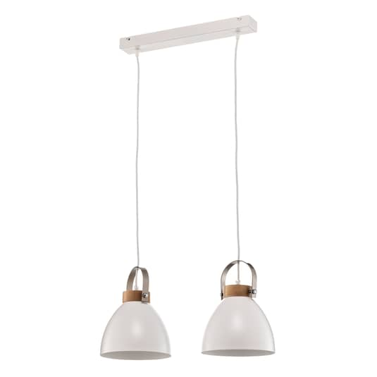 Euluna Pendelleuchte Bergen Deckenlampe Pendelleuchte Deckenlampe E27 2 Flg Weiß B-Ware - 5907687431804