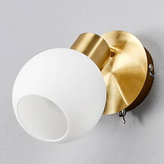 Lindby LED-Wandspot Elaina Flurleuchte Wandleuchte Bilderlampe Spiegellicht E14