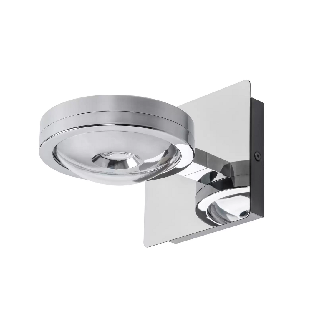 Megatron Solo Punto Led Wandleuchte Chrom Wandlampe Lampe Leuchte Gx53 Flurlampe B-Ware