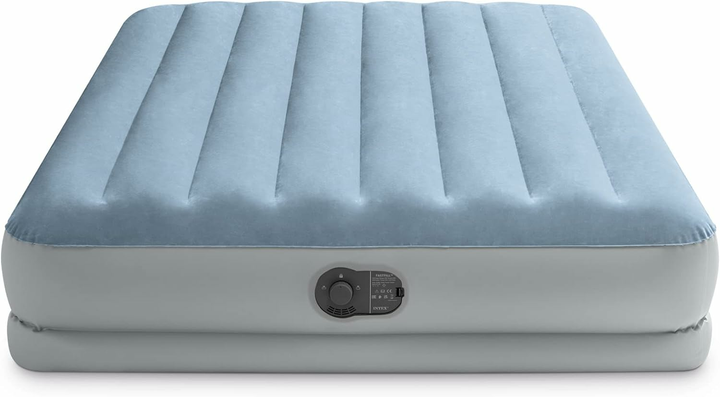 Intex Queen Dura-Beam Comfort Luftbett Bett mit Fastfill USB-Pumpe aufgeblase387