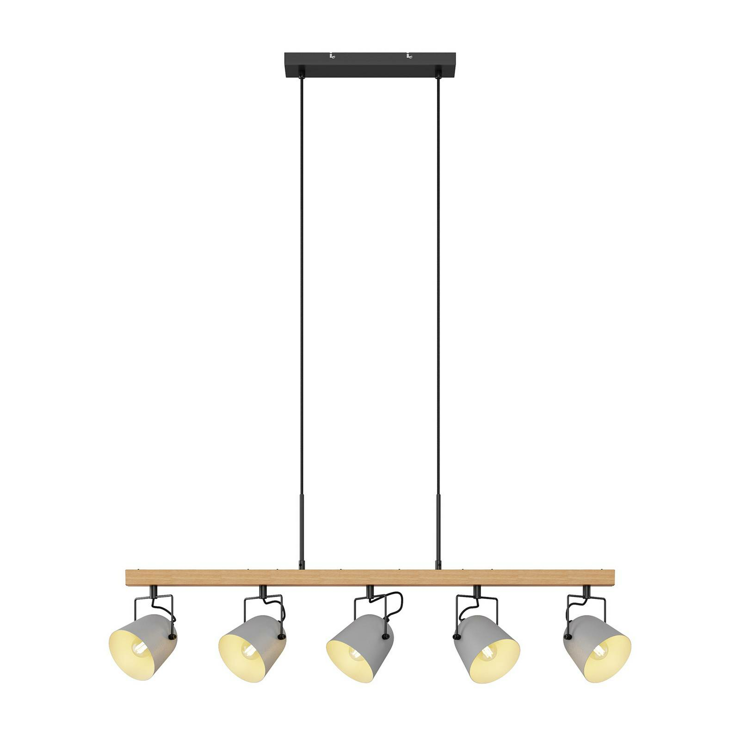 Lindby Adalin Hängeleuchte Pendelleuchte Deckenlampe Lampe Fünfflammig Grau588 B-Ware - 4251911710199
