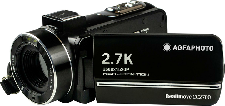 AgfaPhoto Realimove Camcorder Videocam Videokamera Video-Kamera 3 Zoll Schwarz