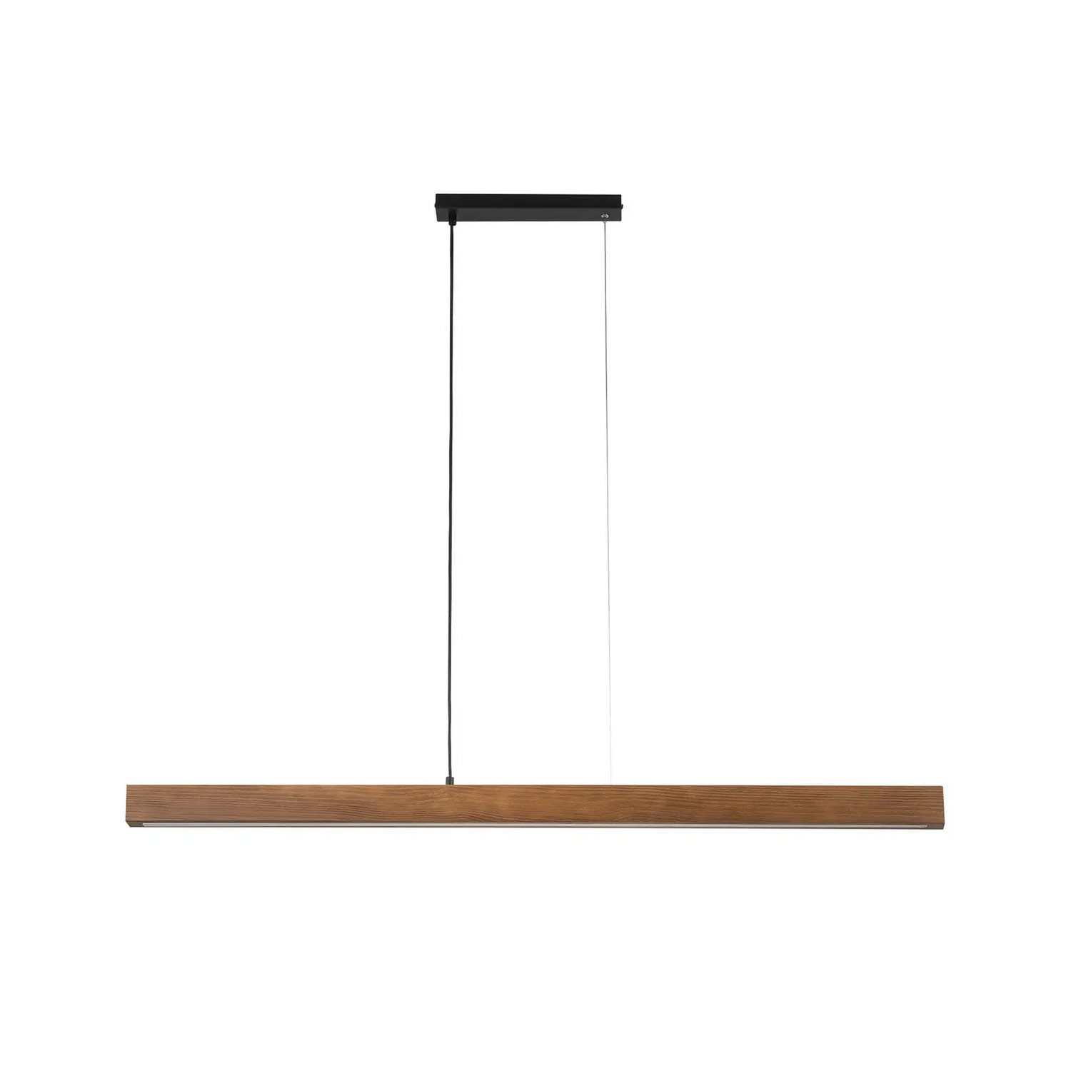 B-Ware Tk Lighting Led Holzhängeleuchte Teo Hängeleuchte Led Walnuss 126 Cm Touchdimmer