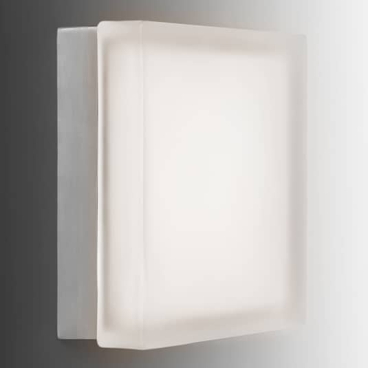 Akzentlicht Moderne Led Wandleuchte Briq 02 L Wandlampe Lampe Leuchte Glasschirm B-Ware - 1018342