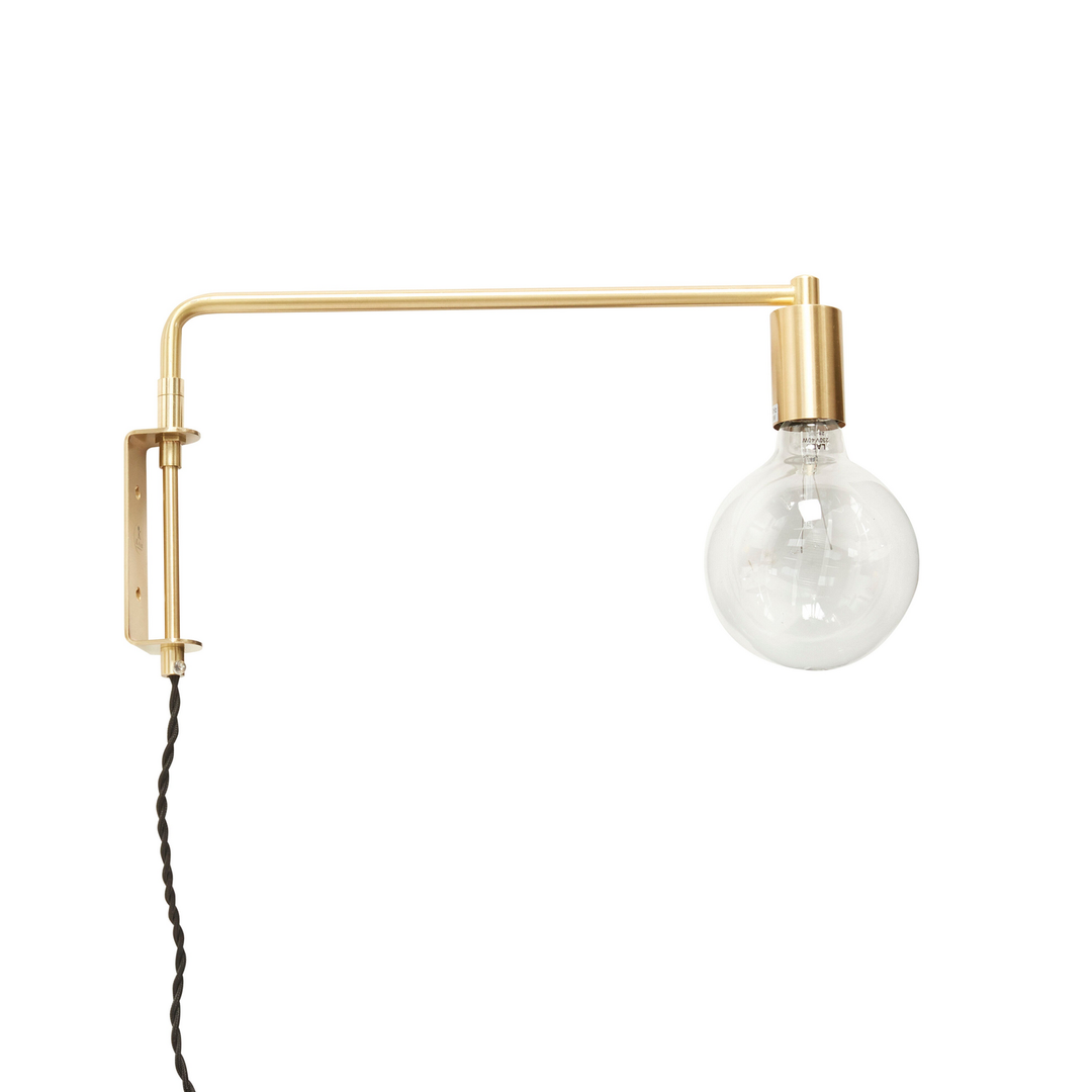 Hübsch Interior Messing Wandleuchte Mit Leuchtmittel Wandlampe Lampe Leuchte B-Ware