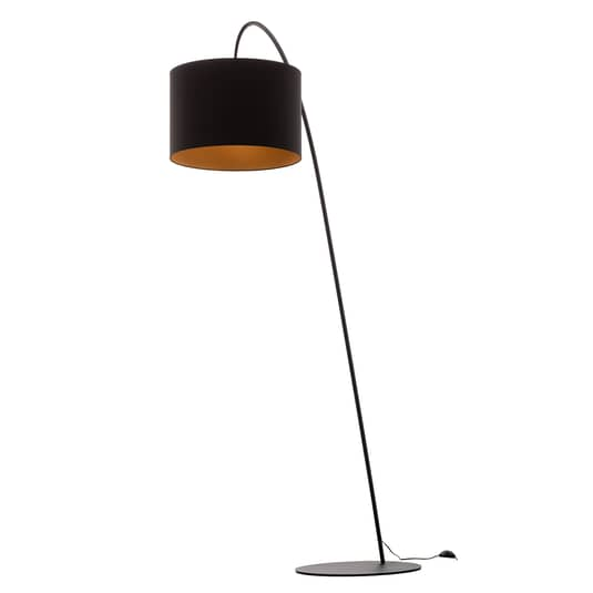 Nowodvorski Lighting Bogenleuchte Alice Standleuchte Stehlampe Schwarz Gold E27 B-Ware - 5903139496391