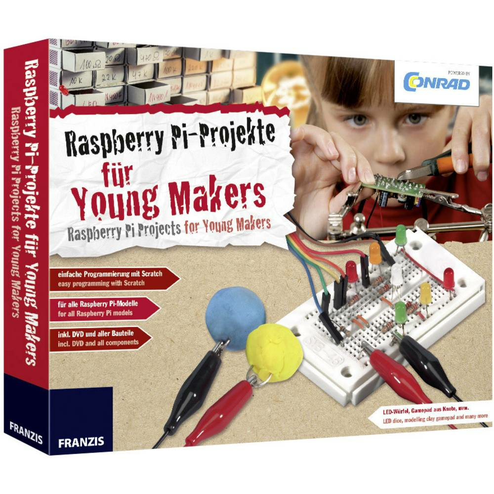 Conrad Components Raspberry Pi für Young Makers Lernspielzeug Lern2949691994994