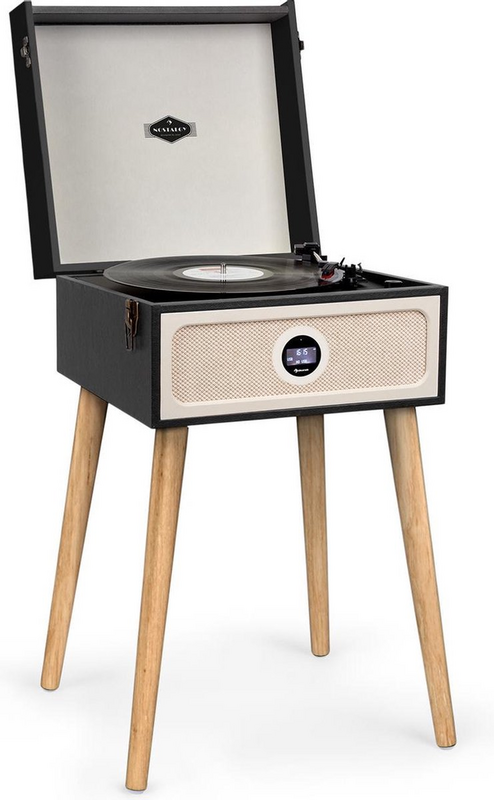 B-Ware Auna Sarah Ann DAB Plattenspieler 33/45/78 U/min DAB+/FM-Radio DEFEKTWARE