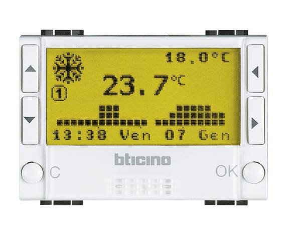 Legrand Living&Light N4451 Temperaturregler Chronothermostat Thermostat Regler