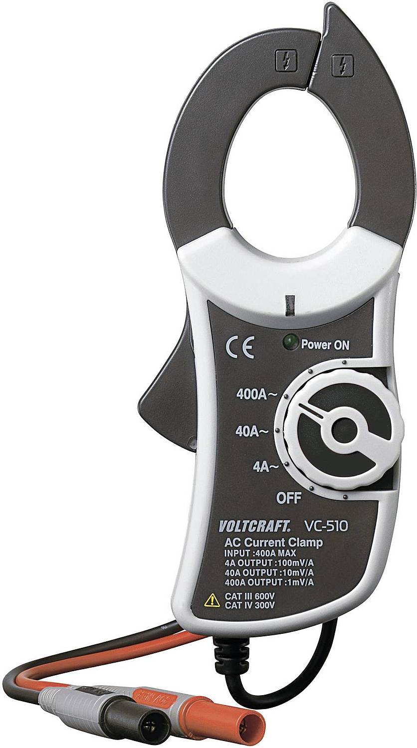 Voltcraft Vc 510 Stromzange Adapter 0 400 A Strommessung Stromschleife 30mm B-Ware