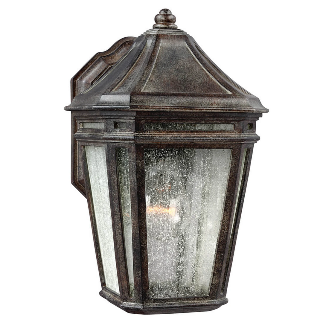 FEISS Kastanienbraune Außenwandlampe Londontowne Lampe Leuchte Spot Wandlampe