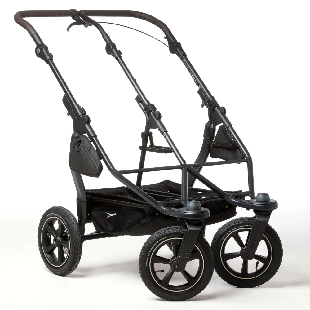 TFK Gestell Duo 2 Rahmen + Schwalbe Luftrad-Set Kinderwagen Gestell