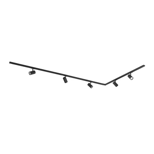 Lindby Sohil Schienensystem Deckenlampe Schienenleuchte Led Schwarz 5 Flg. Gu10 B-Ware