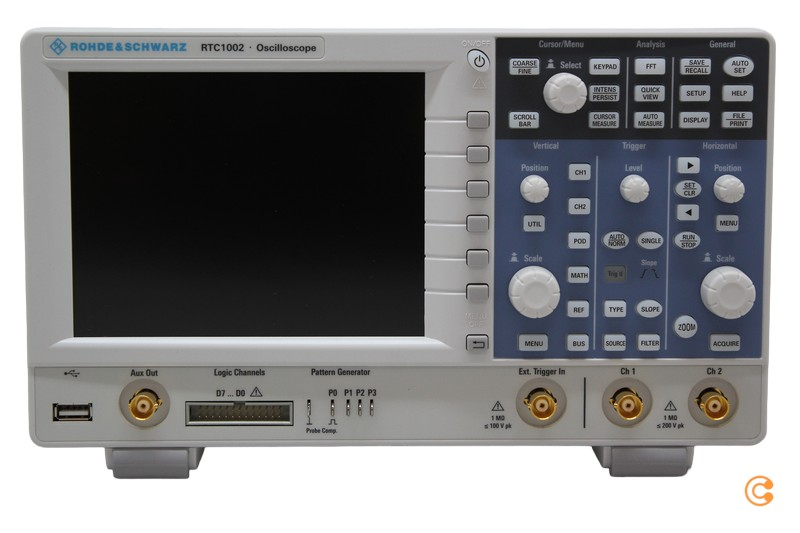 Rohde & Schwarz RTC1K-COM2 Digital-Oszilloskop 300 MHz 2 GSa/s 2 Mpts 8 Bit