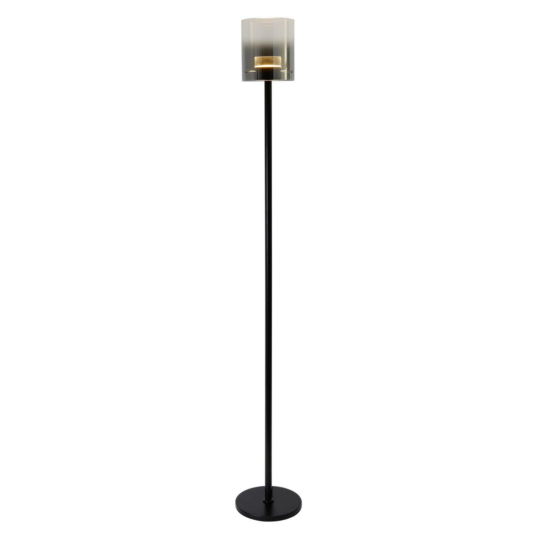 Highlight Led Stehleuchte Salerno Stehlampe Standleuchte 2.700 K Schwarz/Smoke B-Ware - 8718379038525