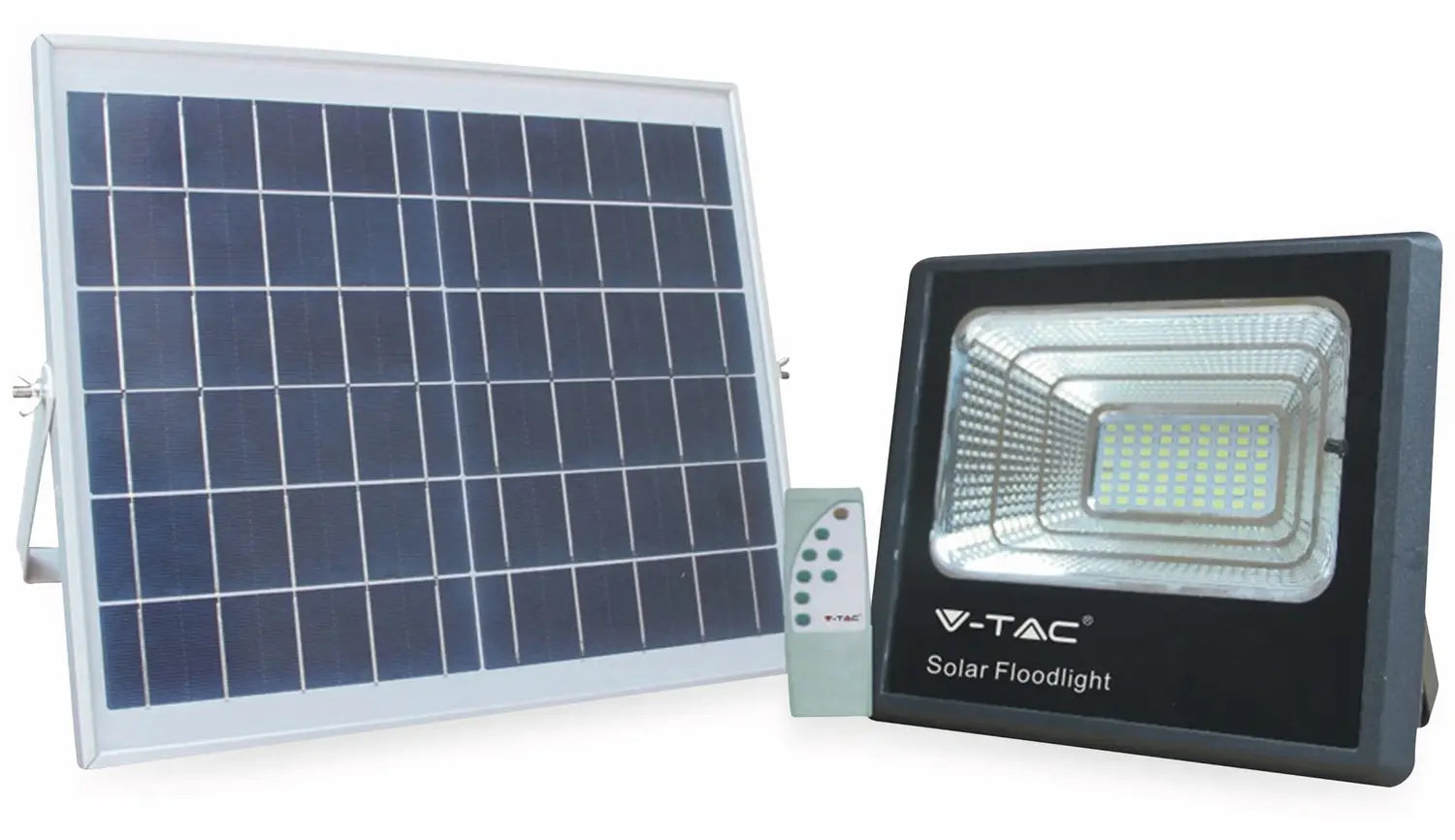 V Tac Solar Led Fluter Scheinwerfer Außenbeleuchtung Fernbedienung 16 W 1050   B-Ware - 3800157645751