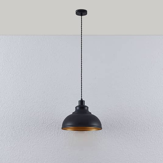 Lindby Vintage Pendelleuchte Albertine Deckenlampe Deko Wohnzimmerleuchte E27 B-Ware