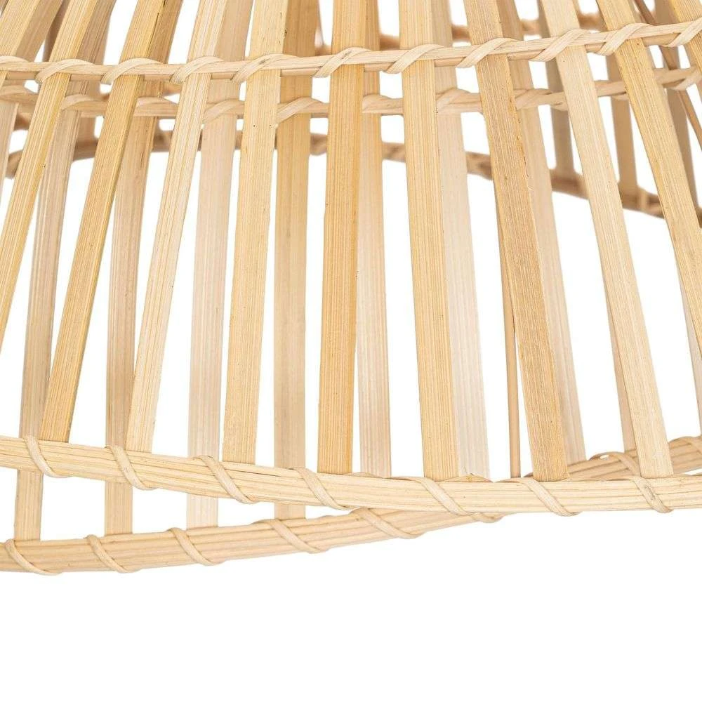 Lindby Ilajus Pendant ø62 Bamboo Hängeleuchte Pendelleuchte Leuchte Lampe Bam184 B-Ware - 4251911764857