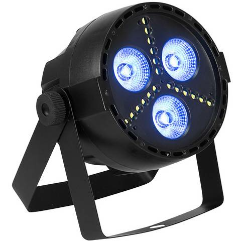 Eurolite DMX LED-Stoboskop Effekstrahler Disko Party Beleuchtung Hybrid Spot