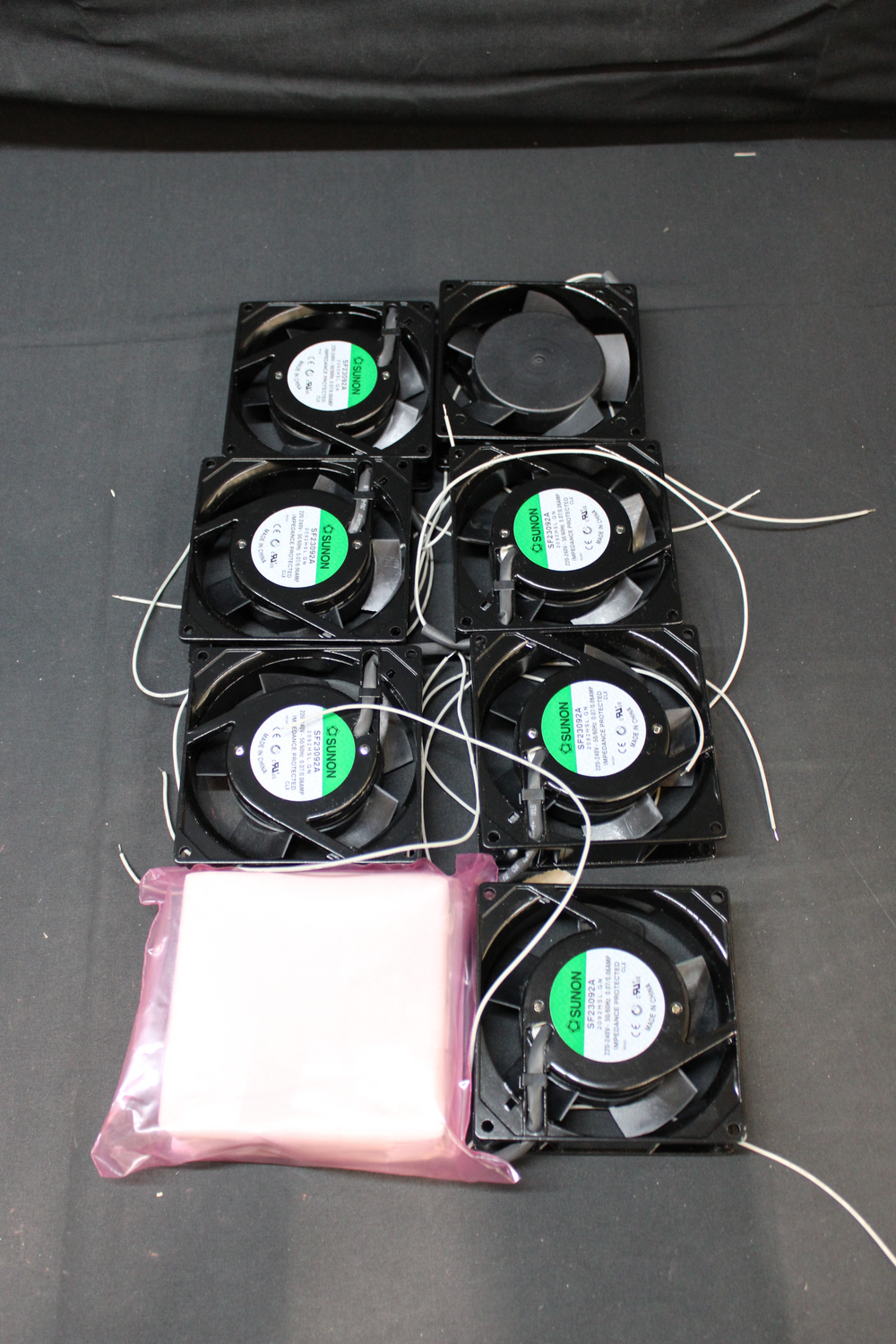 Sunon SF23092A-2092HSL.GN Axiallüfter 230 V/AC 49.25m³/h Axialventilator 8 STÜCK