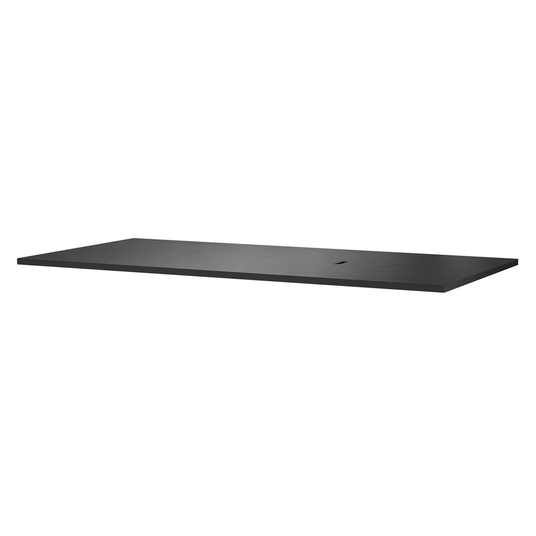 String Works Tischplatte schwarz 160x78cm Platte Schreibtischplatte