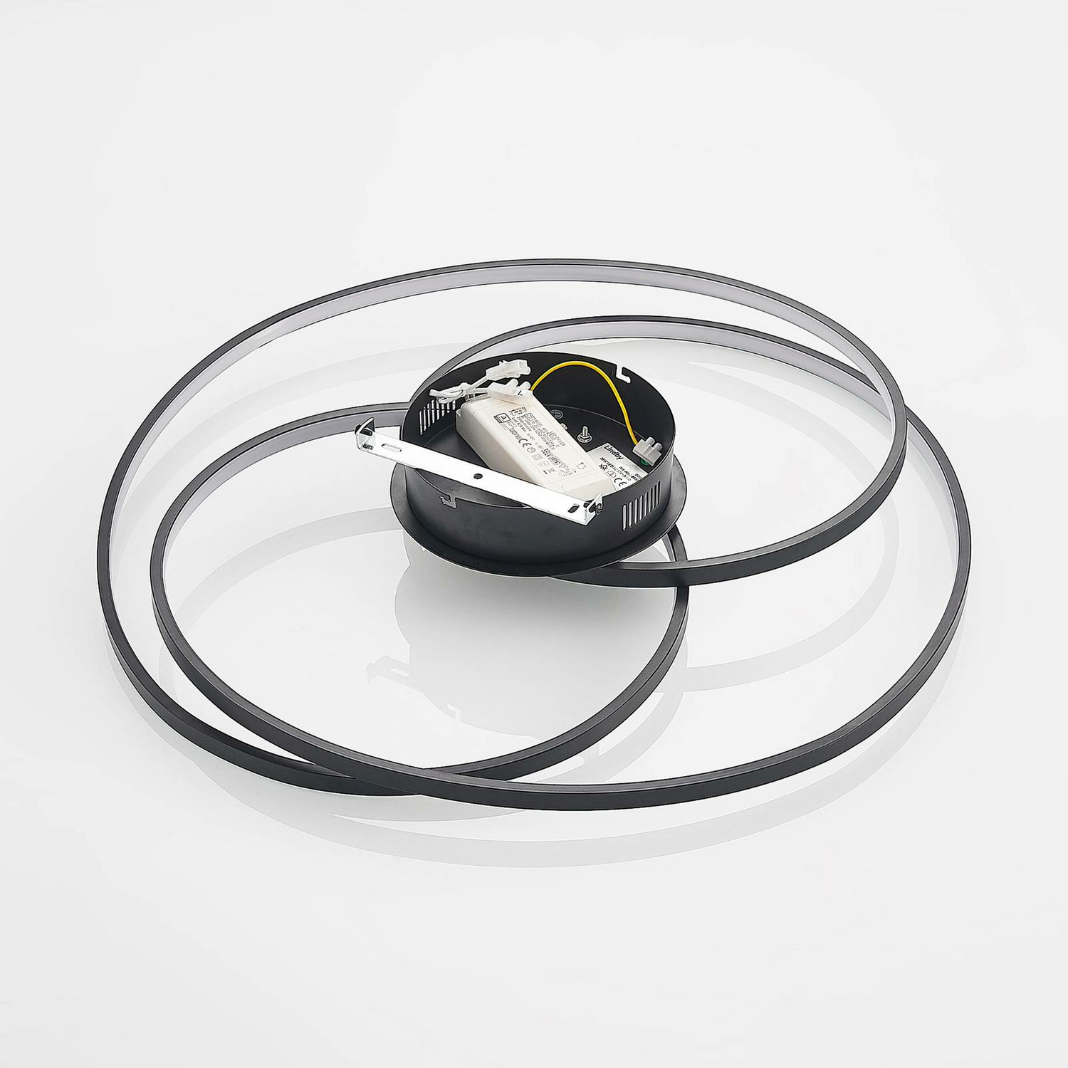 B-Ware Lindby Kateryna Led Deckenlampe Deckenlampe Lampe Leuchte 36 W Schwarz ø 60229