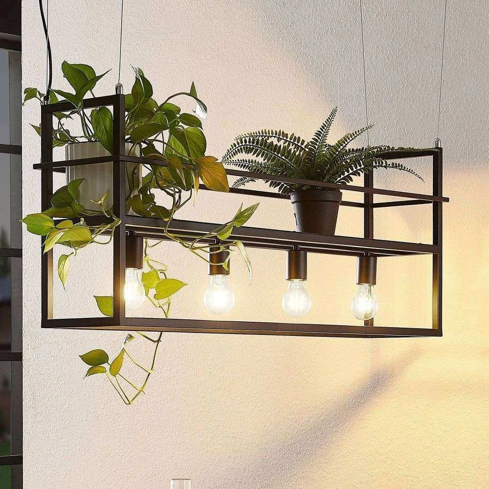 B-Ware Lindby Grisela Hängeleuchte Pendelleuchte Deckenleuchte Lampe E27 60 W Led676