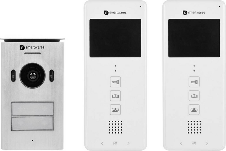 Smartwares DIC-22122 Video-Türsprechanlage Familienhaus Weiß TEILDEFEKT MANGEL