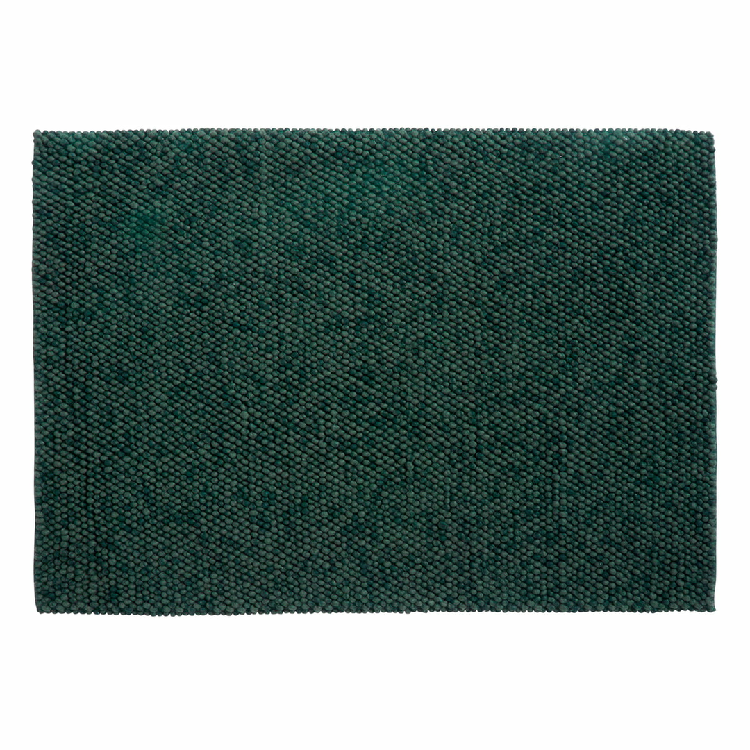 Hay Peas Teppich Wohnzimmerteppich Wollteppich 240x170 Cm Wolle Dunkelgrün B-Ware