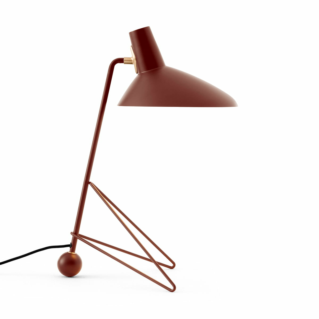 &Tradition Tripod Hm9 Tischleuchte Schreibtischlampe Bürotischleuchte E14 Braun B-Ware