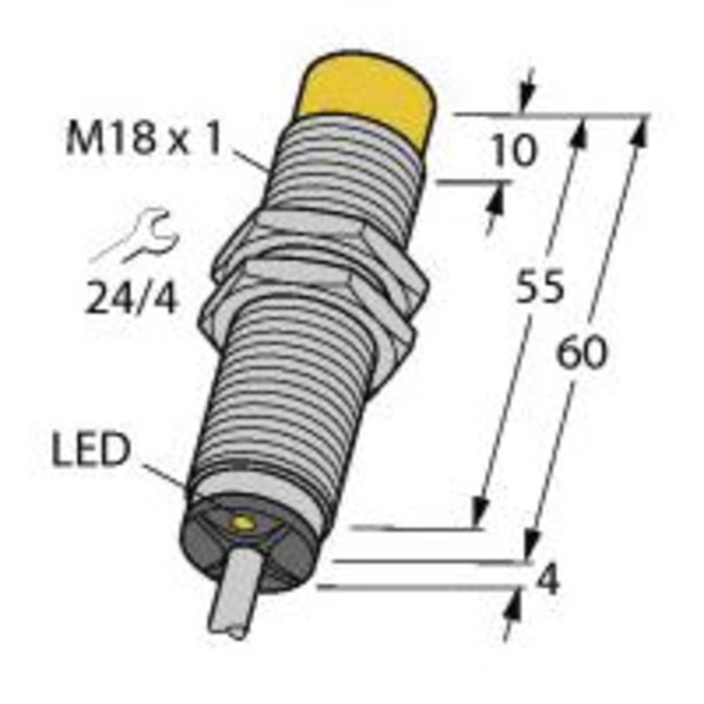 Turck NI8-M18-AZ3X Induktiver Sensor nicht bündig Induktivsensor Schließer