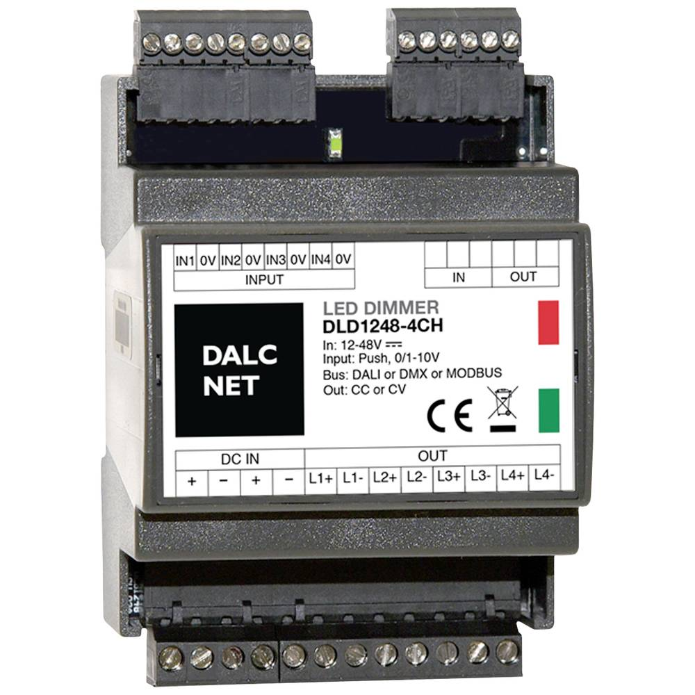 Dalcnet DLD1248-4CC-DALI Dimmer 4Kanal Netzteil Leuchten-Zubehör SIEHE TEXT/FOTO