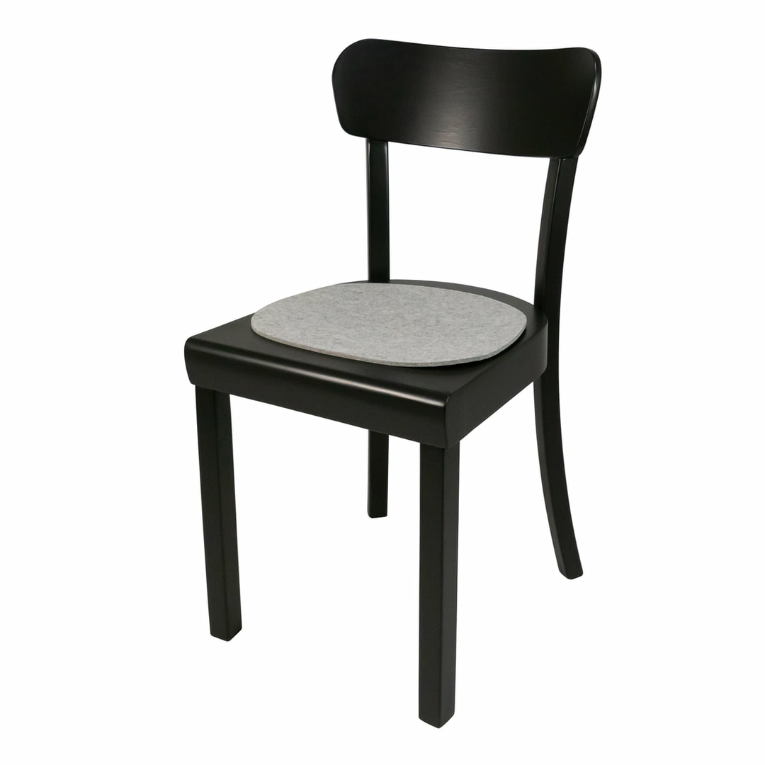 HANA Frankfurter Stuhl 2.0 Esszimmerstuhl Designer Buche schwarz matt lacki608